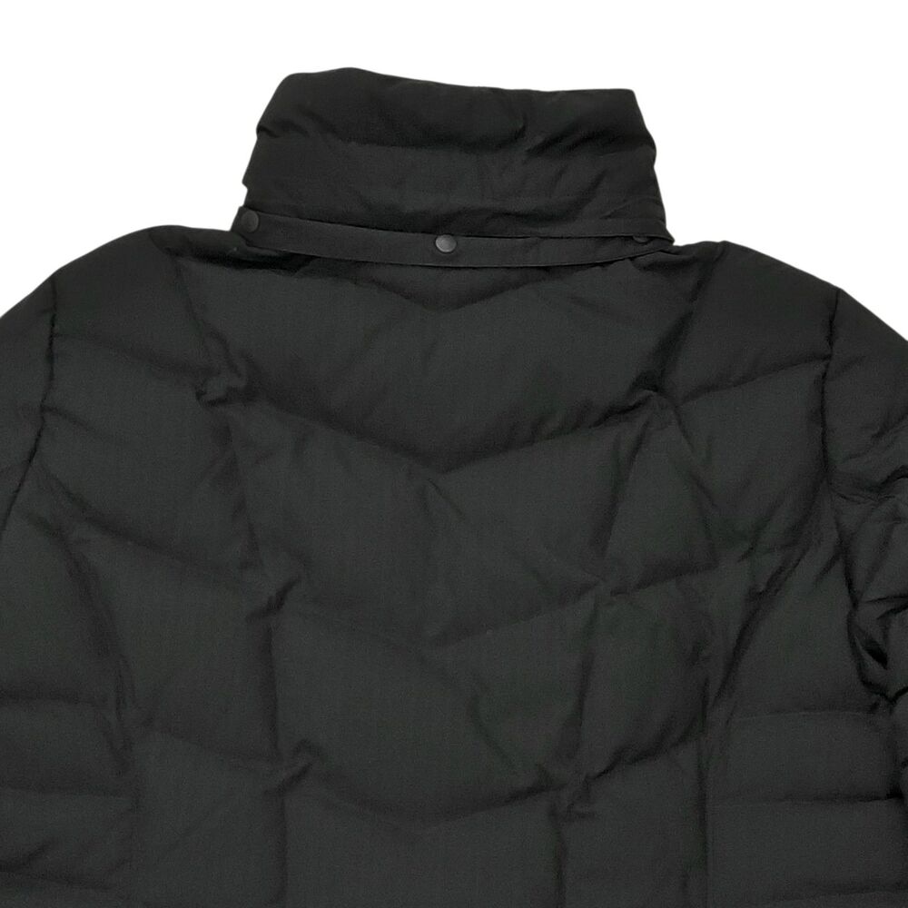 Lands End Womens Medium 10-12 Black Down Filled Puffer Coat Jacket Parka Winter - Picture 5 of 10